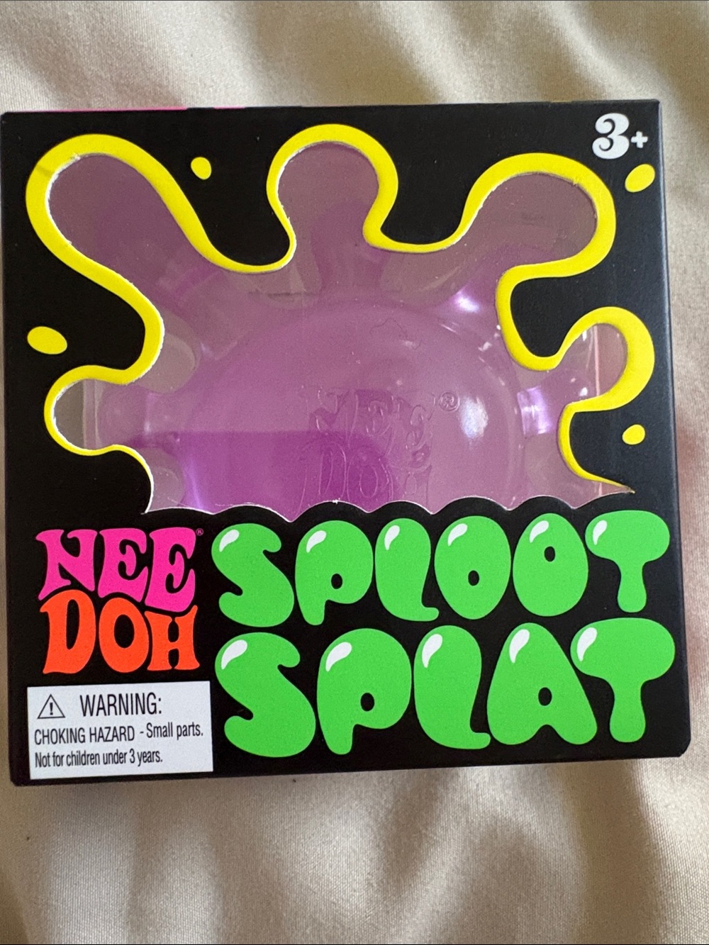Nee Doh Splooot Splat Purple Stress Ball
